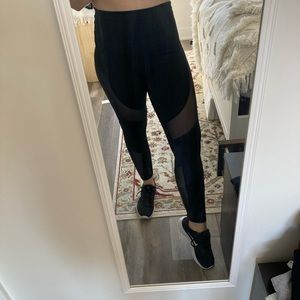 Fabletics black and mesh leggings
